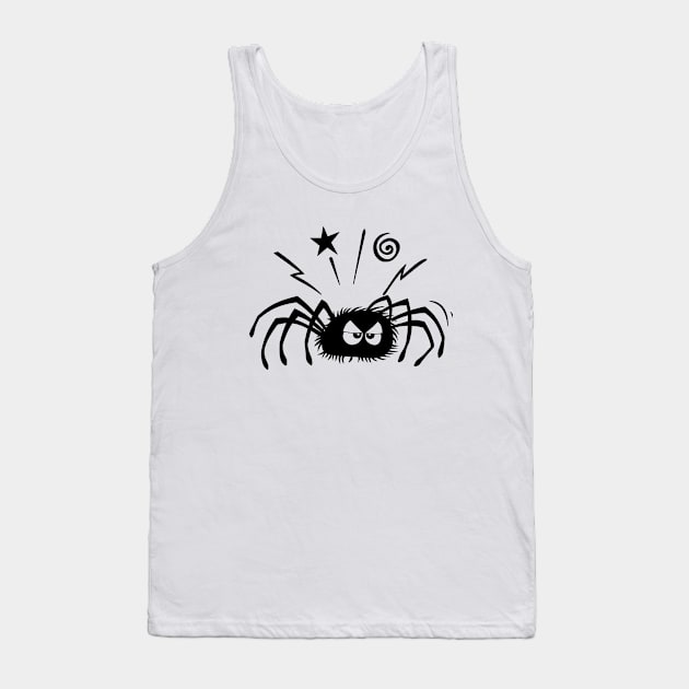 GRUMPY SPIDER IN ANGER Tank Top by AlexxElizbar